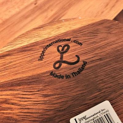Lot #81  LIPPER Hardwood Lazy Susan  - looks new