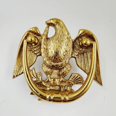 FANTASTIC BRASS EAGLE DOOR KNOCKER