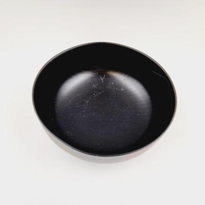 VINTAGE WOODEN MADE IN JAPAN HAND PAINTED BOWL