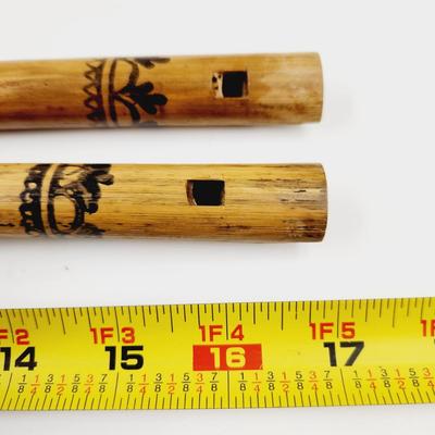 VINTAGE BAMBOO PRINTED FLUTE BUNDLE