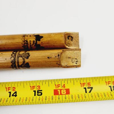 VINTAGE BAMBOO PRINTED FLUTE BUNDLE