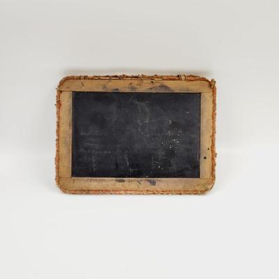 ANTIQUE DOUBLE CONNECTED SCHOOL CHALKBOARD