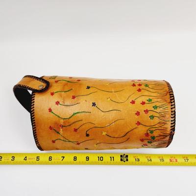 VINTAGE LEATHER DECORATED BAG