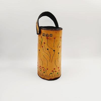 VINTAGE LEATHER DECORATED BAG