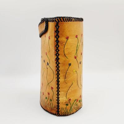 VINTAGE LEATHER DECORATED BAG