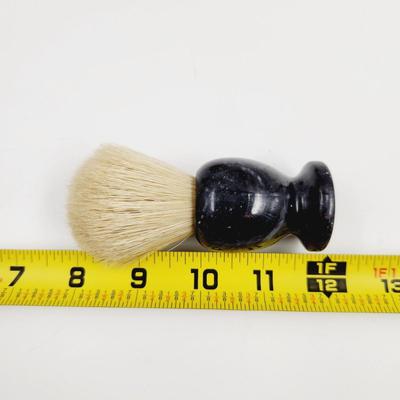 BLACK STONE SHAVING CUP & BRUSH