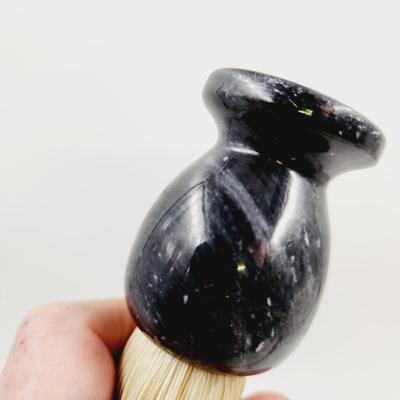 BLACK STONE SHAVING CUP & BRUSH