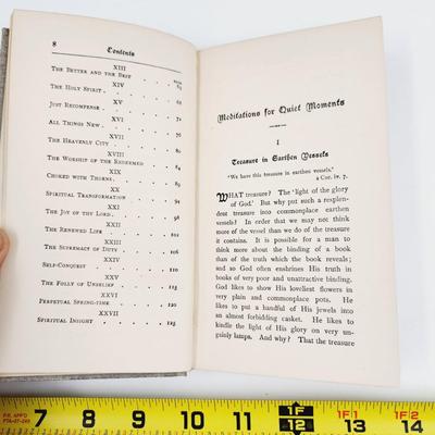 VINTAGE MEDITATIONS FOR QUIET MOMENTS BOOK BY JH JOWETT