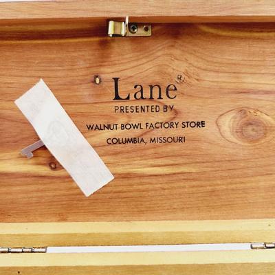 LANE CEDAR CHEST TRINKET BOX WITH KEY