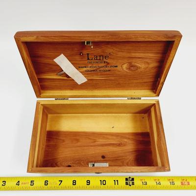 LANE CEDAR CHEST TRINKET BOX WITH KEY