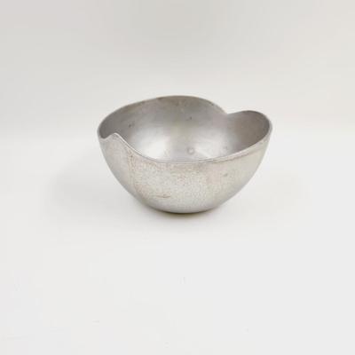 FANTASTIC SILVER TONED ABSTRACT BOWL MADE IN INDIA