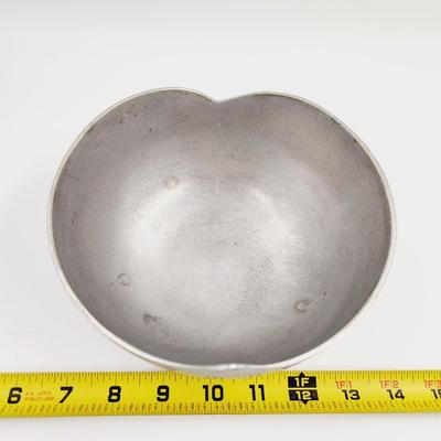 FANTASTIC SILVER TONED ABSTRACT BOWL MADE IN INDIA