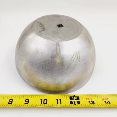 FANTASTIC SILVER TONED ABSTRACT BOWL MADE IN INDIA