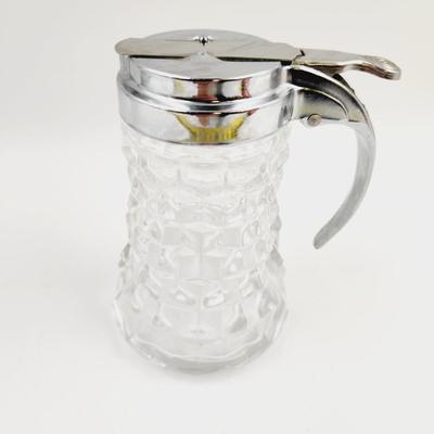 VINTAGE FOSTORIA SYRUP PITCHER