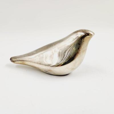 VINTAGE SILVER PLATE BIRD DECOR