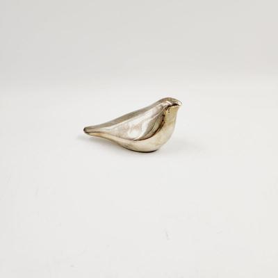 VINTAGE SILVER PLATE BIRD DECOR