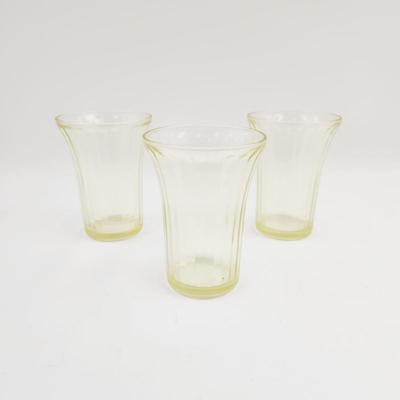 VINTAGE YELLOW URANIUM GLASSES
