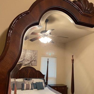 All-wood Broyhill 100 Anniversary Collection 8-drawer dresser with beveled mirror