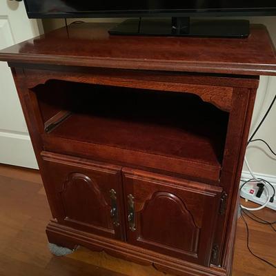 All-wood TV cabinet