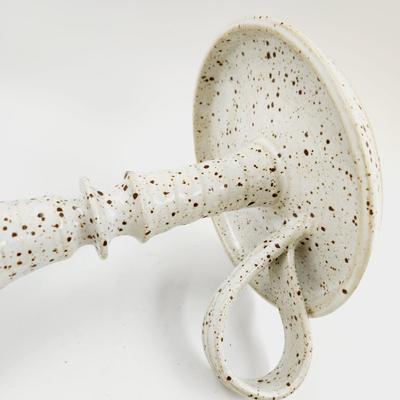 BEAUTIFUL POTTERY ART CANDLE HOLDER