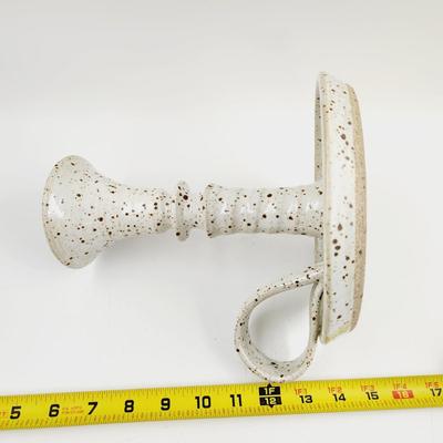 BEAUTIFUL POTTERY ART CANDLE HOLDER