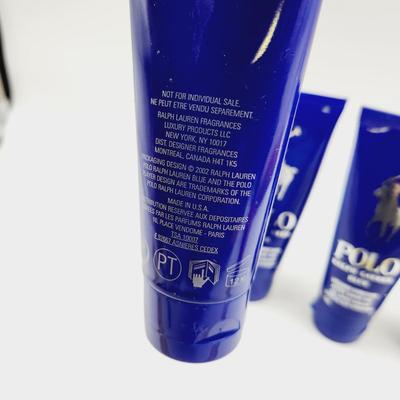 POLO BY RALPH LAREN BLUE NEW AFTER SHAVE LOTION BUNDLE