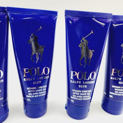 POLO BY RALPH LAREN BLUE NEW AFTER SHAVE LOTION BUNDLE