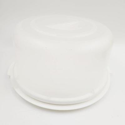 NICE PLASTIC CAKE CARRIER - MISSING HANDLE
