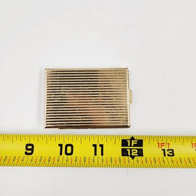 FUN VINTAGE BRASS ADDRESS HOLDER