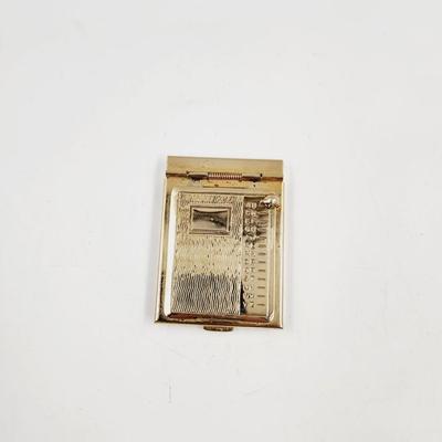 FUN VINTAGE BRASS ADDRESS HOLDER