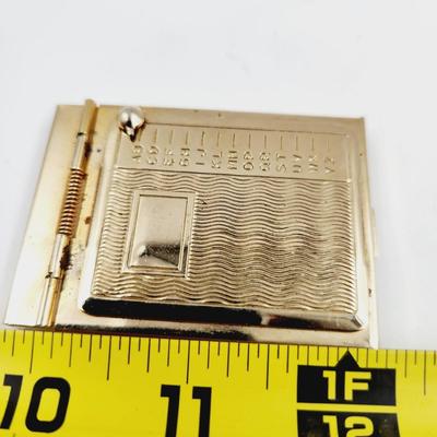 FUN VINTAGE BRASS ADDRESS HOLDER