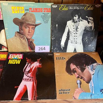 Large lot of Elvis records