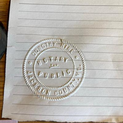 Antique Notary Public Seal