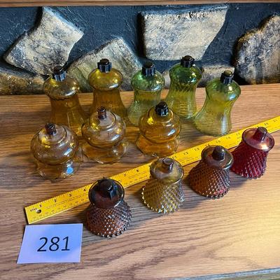 Box of votive glass candle holders