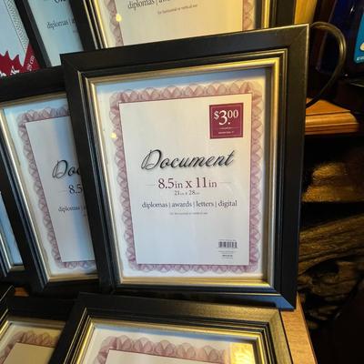 Lot of Document size Picture Frames