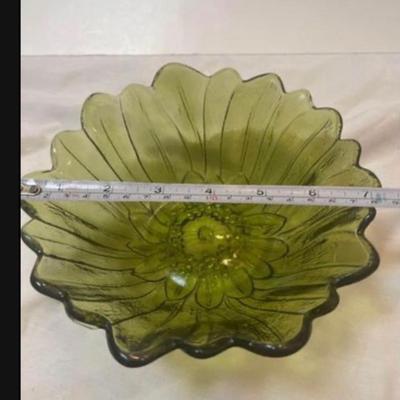Lily Pons Avocado Green by Indiana Glass 7