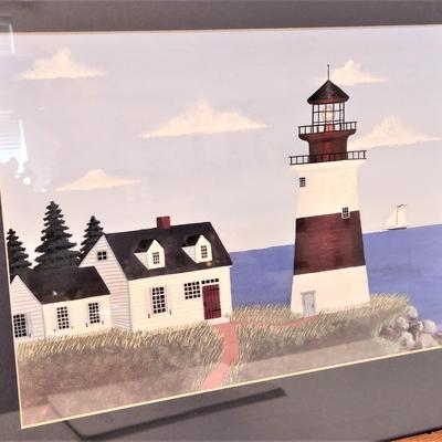 Lot #104 Cape Cod Themed framed Print