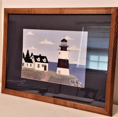 Lot #104 Cape Cod Themed framed Print