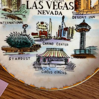 Vintage Las Vegas Plate