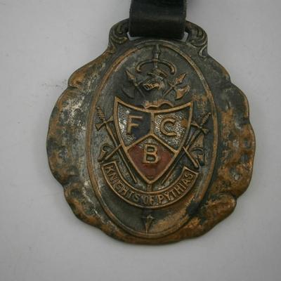 Vintage Knights of Pythias Insurance Department Watch Fob
