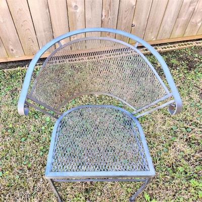 Lot #106  Vintage Metal Patio Chair