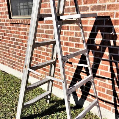 Lot #110  Standard 6' Aluminum Ladder