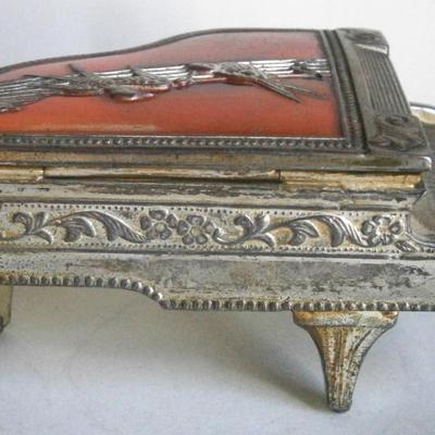 Figural Piano Trinket Box made in Occupied Japan