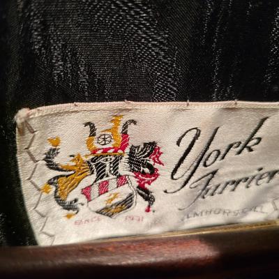York Furrier Black Lambswool Ladies Coat