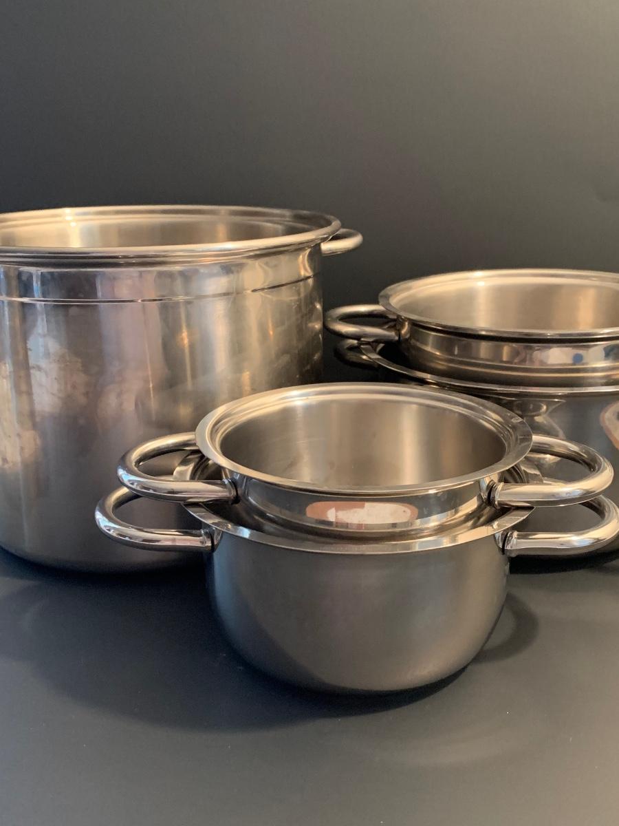 SLOT 19R INOX Kocchin Stainless Steel Cookware, Made in Italy