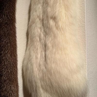 Lot of 3 Genuine Tanned Furs incl. Wolverine Otter and Arctic Fox