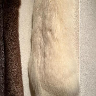 Lot of 3 Genuine Tanned Furs incl. Wolverine Otter and Arctic Fox