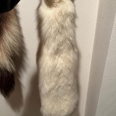 Lot of 3 Genuine Tanned Furs incl. Wolverine Otter and Arctic Fox