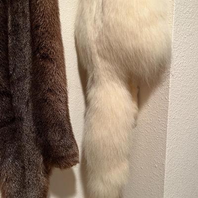 Lot of 3 Genuine Tanned Furs incl. Wolverine Otter and Arctic Fox