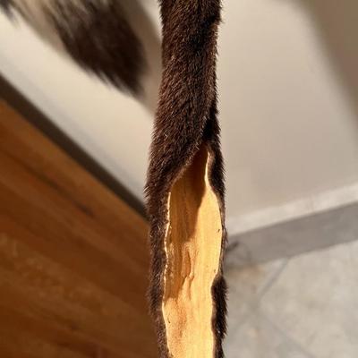 Lot of 3 Genuine Tanned Furs incl. Wolverine Otter and Arctic Fox